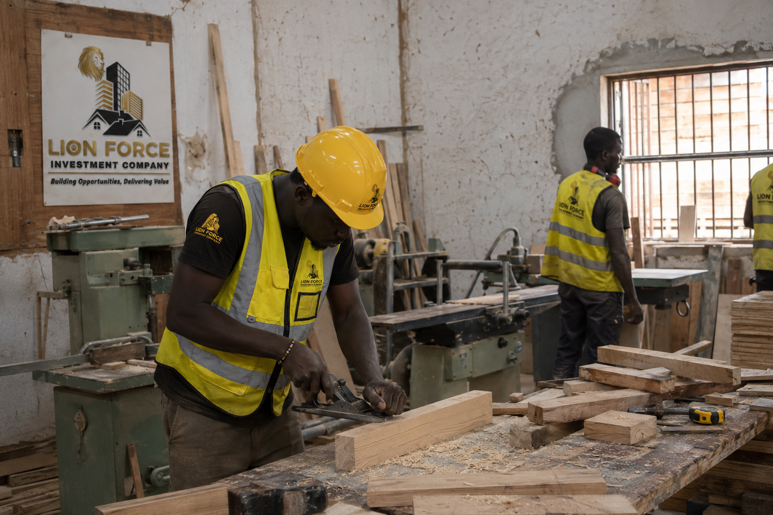 Wood processing and metal works